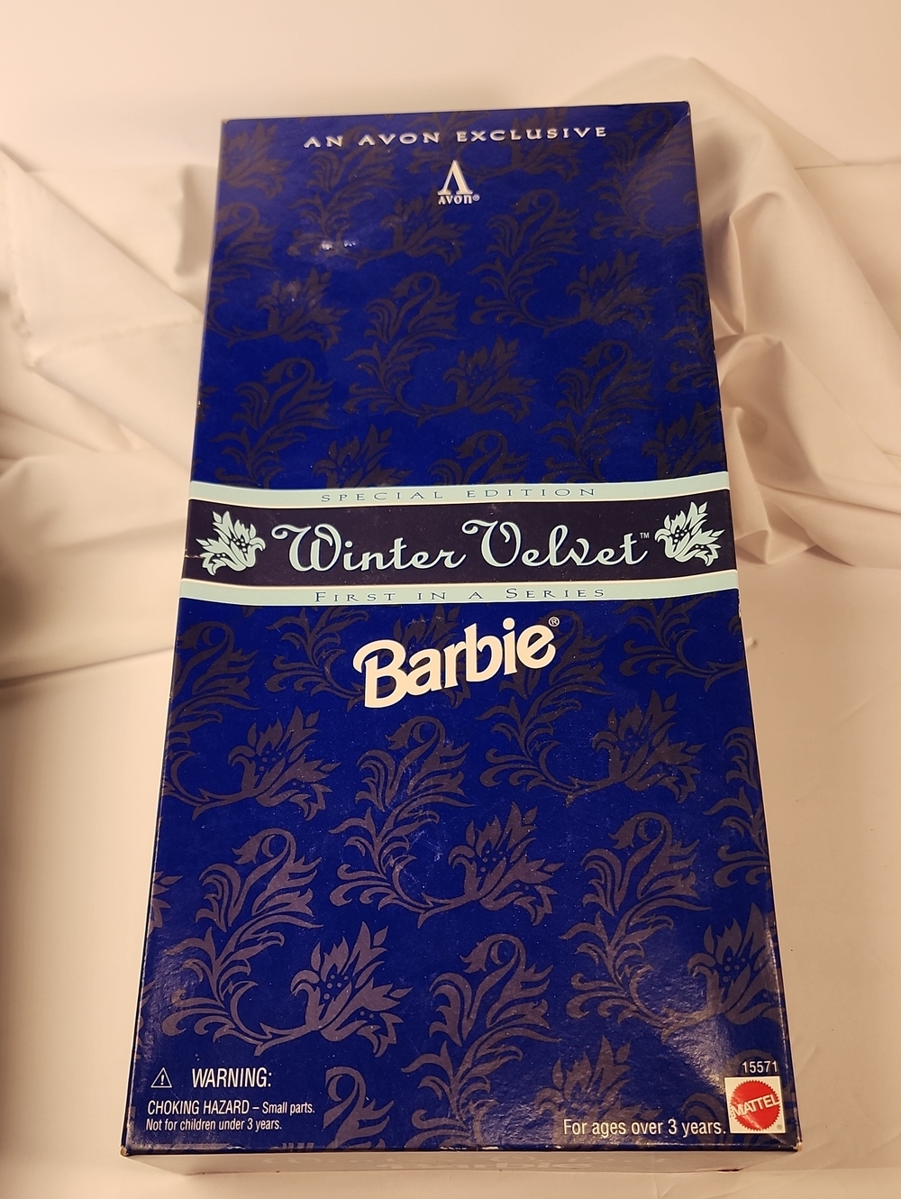 Avon Exclusive Winter Velvet Barbie Doll - Picture 1 of 8